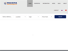 Tablet Screenshot of maispa.com